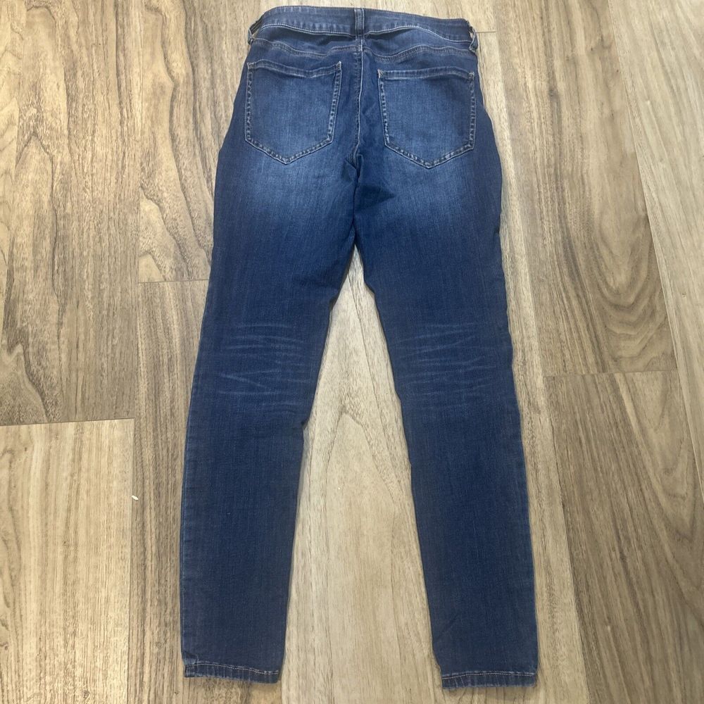Women's SO High Rise 3/26X28" ‎ Stonewash Blue Fade Jeggings Denim Jeans